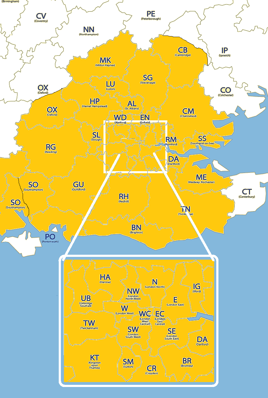 Pe Postcode Coverage Areas Served - TV Repair